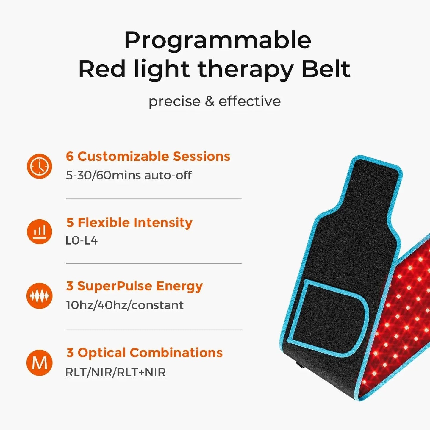Red Light Body Shaping & Pain Relief Belt - RICIAL