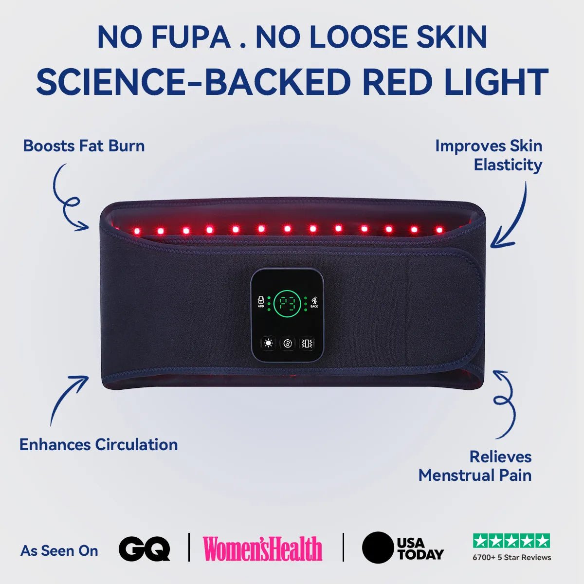 RICIAL 7 - in - 1 Red Light Therapy Belt - RICIAL