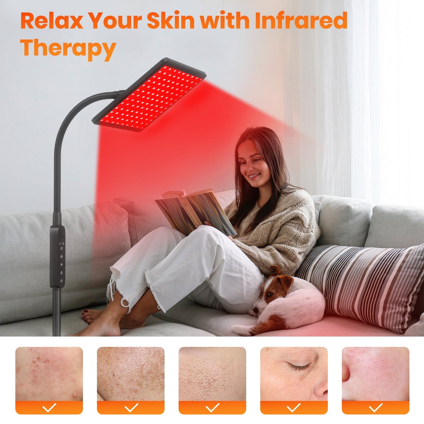 RICIAL Home Red Light Device – Pain Relief & Skin Care - Rical丨Red Light Therapy Device