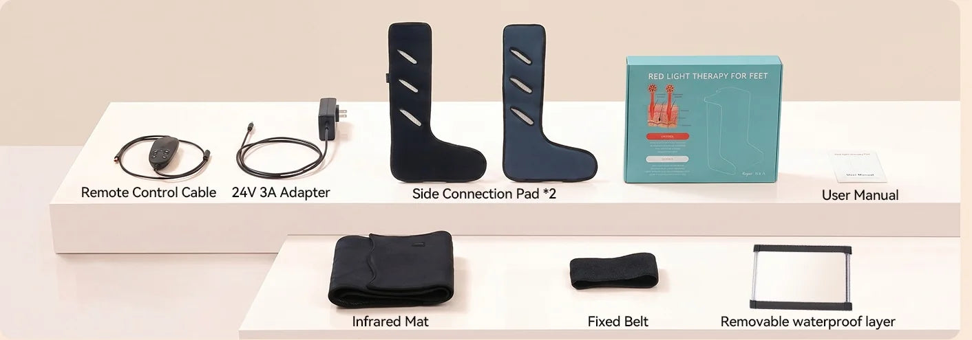 Everything in the StrideLuma box laid out