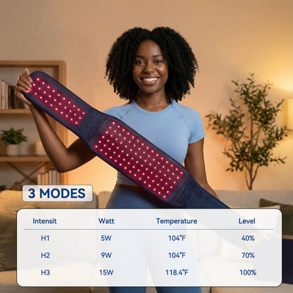 RICIAL Red Light Therapy Belt 3 Modes