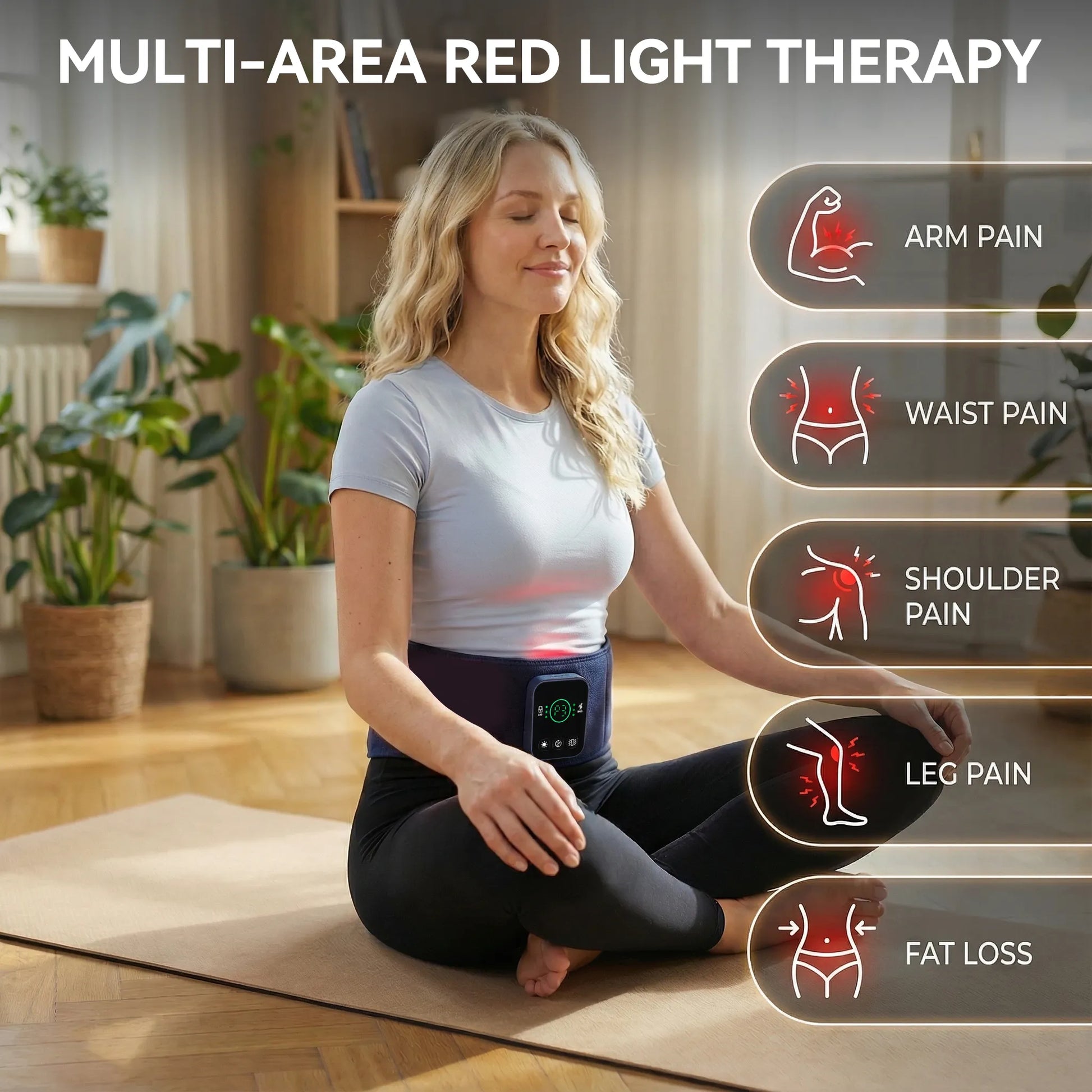 RICIAL Red Light Therapy Belt for Different Body Areas