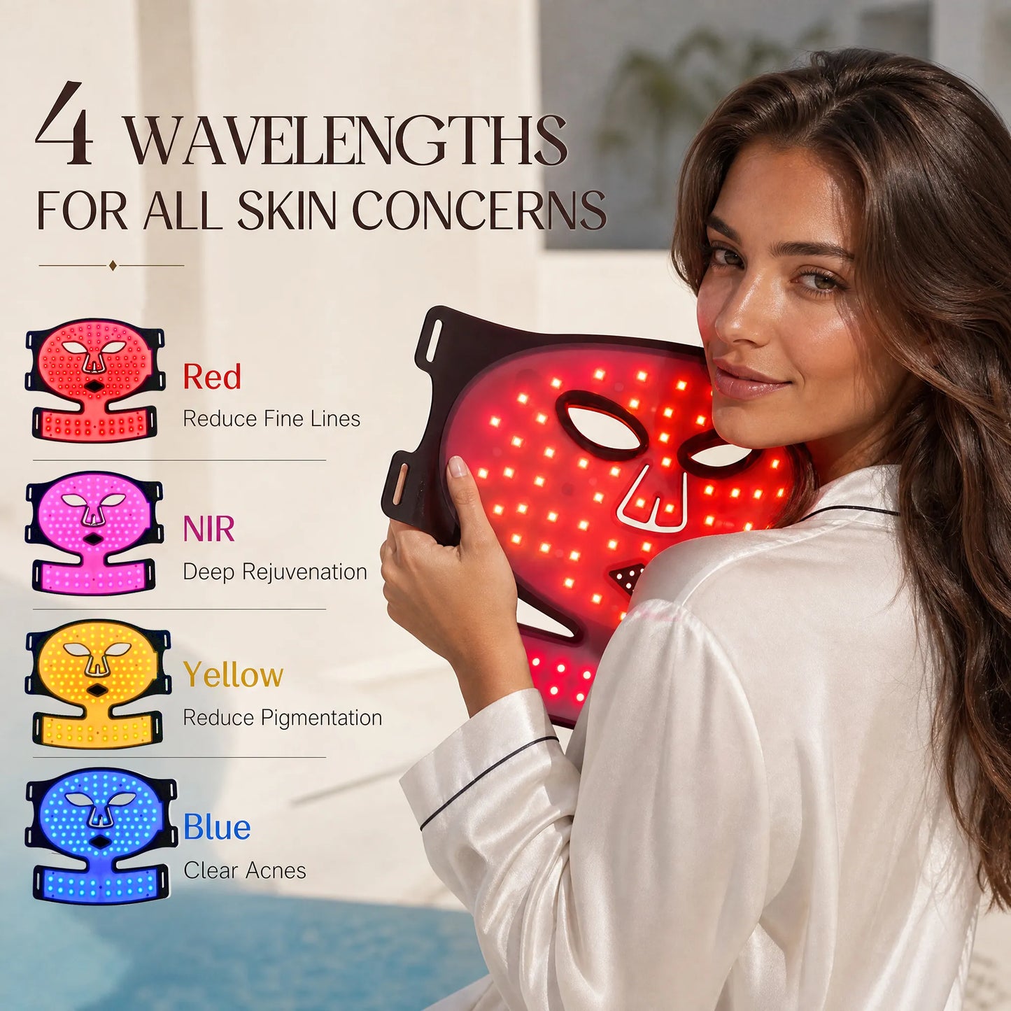 RICIAL LumaVeil LED Light Therapy Mask
