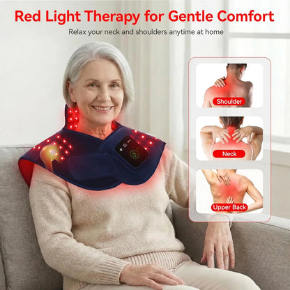 RICIAL SootheLuma Red Light Therapy Neck & Shoulder Wrap