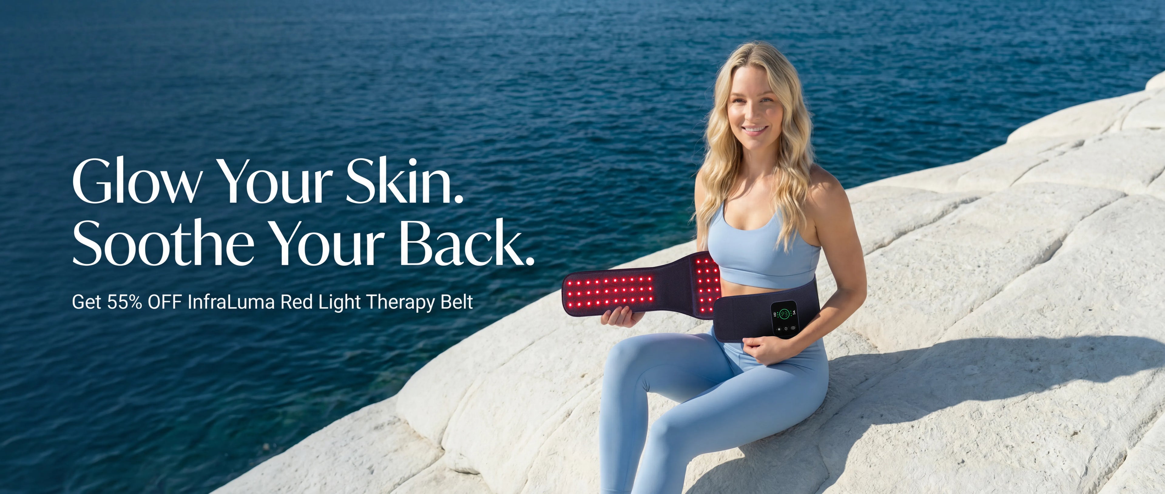 RICIAL Red Light Therapy Belt Desktop Banner