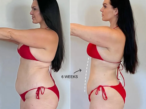 red light therapy before and after