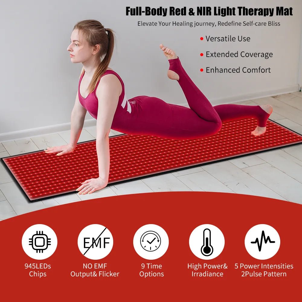 Red And Infrared Light Therapy Mat （63" × 24"） - RICIAL