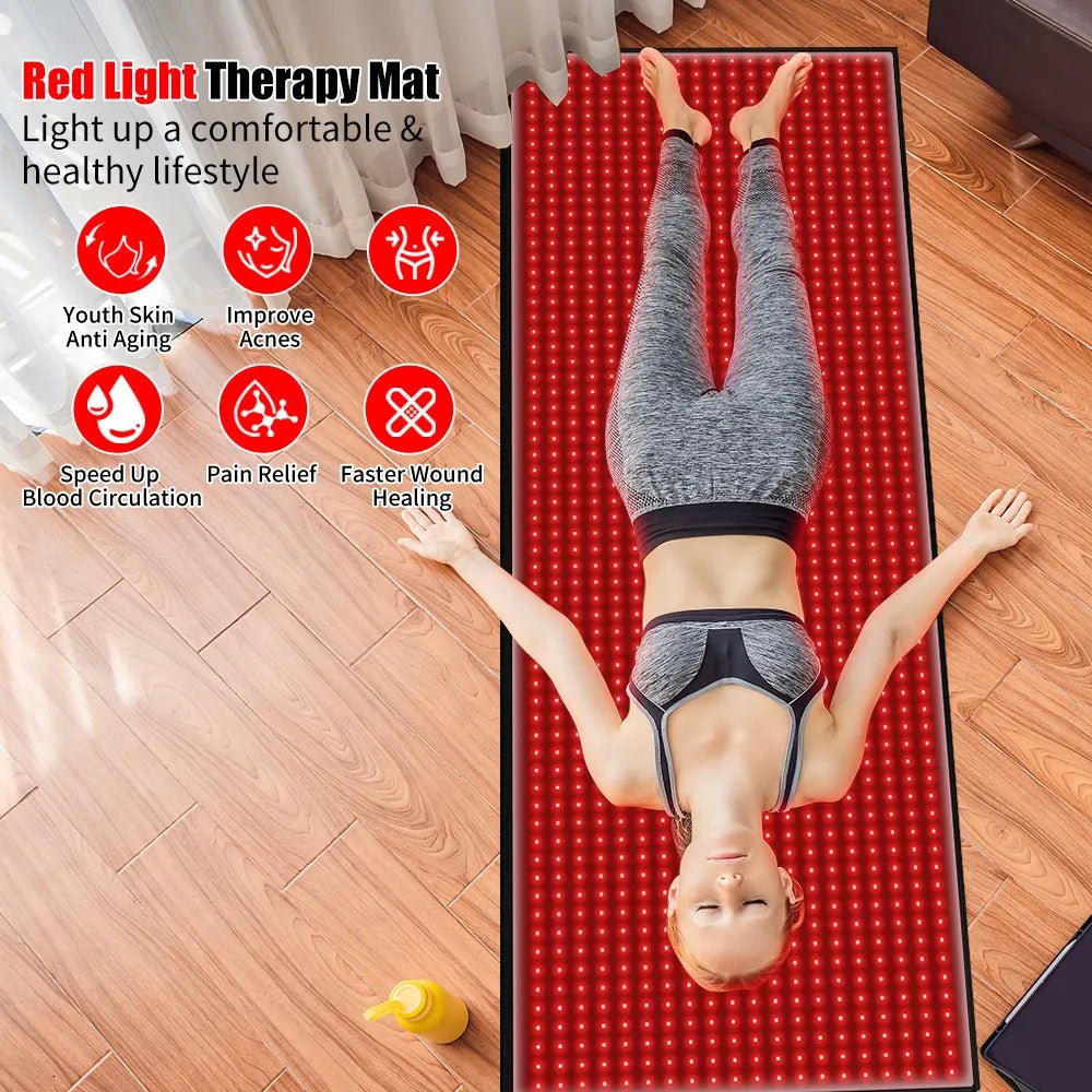 Red And Infrared Light Therapy Mat （71" × 32"） - RICIAL