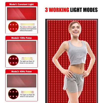 Red And Infrared Light Therapy Mat （71" × 32"） - RICIAL