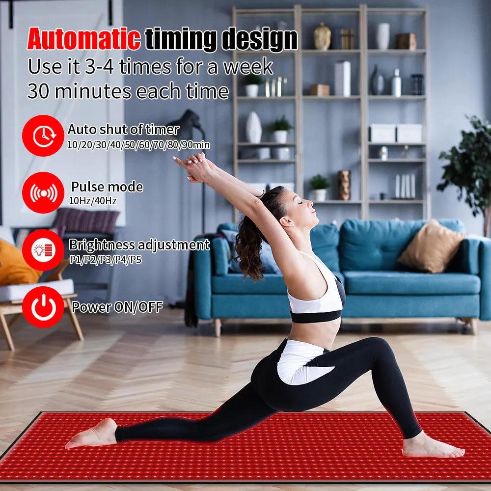 Red And Infrared Light Therapy Mat （71" × 32"） - RICIAL