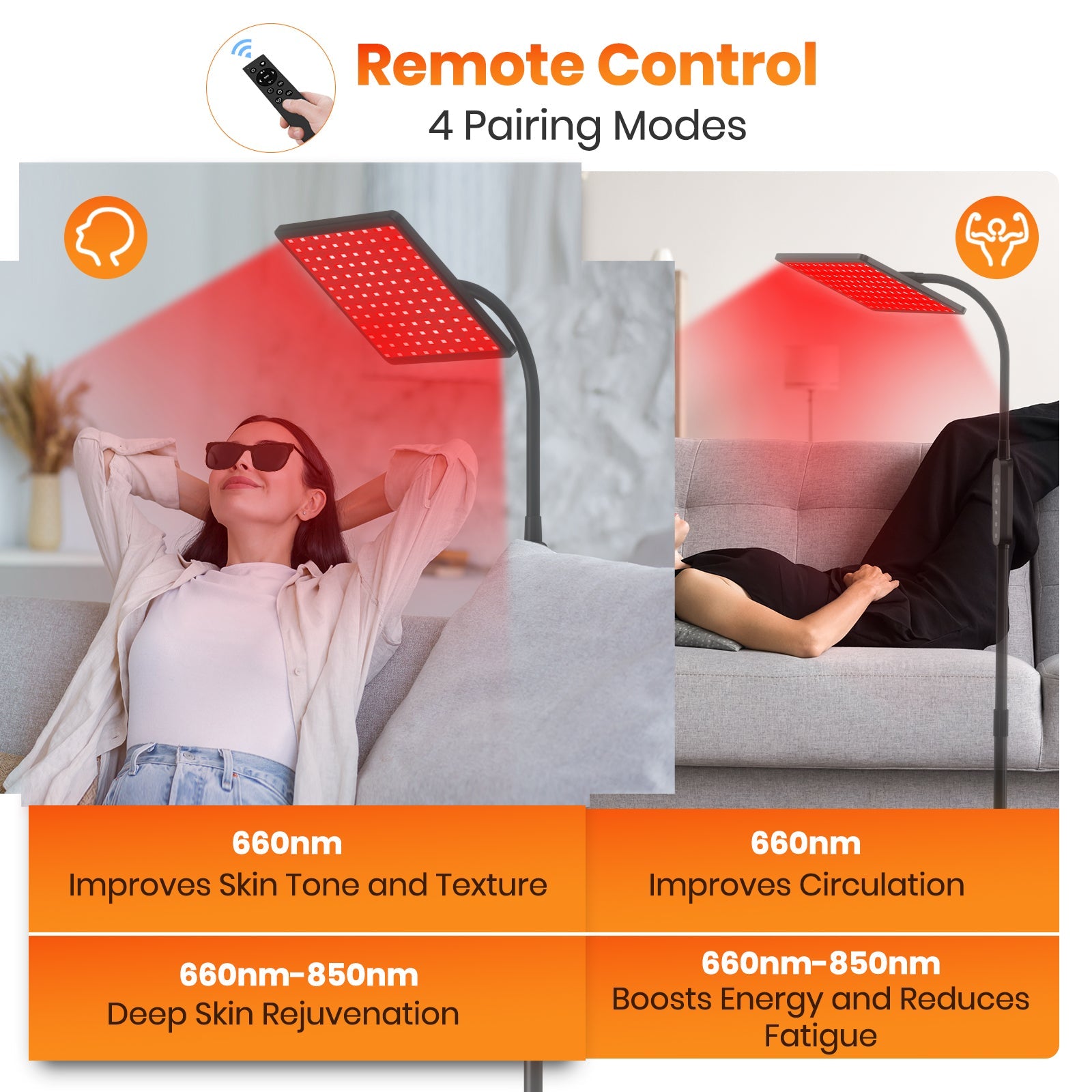 RICIAL Home Red Light Device – Pain Relief & Skin Care - Rical丨Red Light Therapy Device