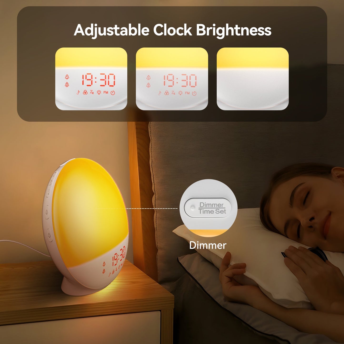 Ricial Sunrise & Sleep Therapy Clock - Rical丨Red Light Therapy Device