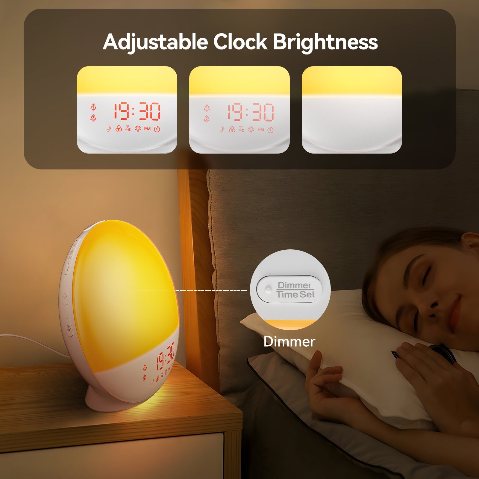 Ricial Sunrise & Sleep Therapy Clock - Rical丨Red Light Therapy Device