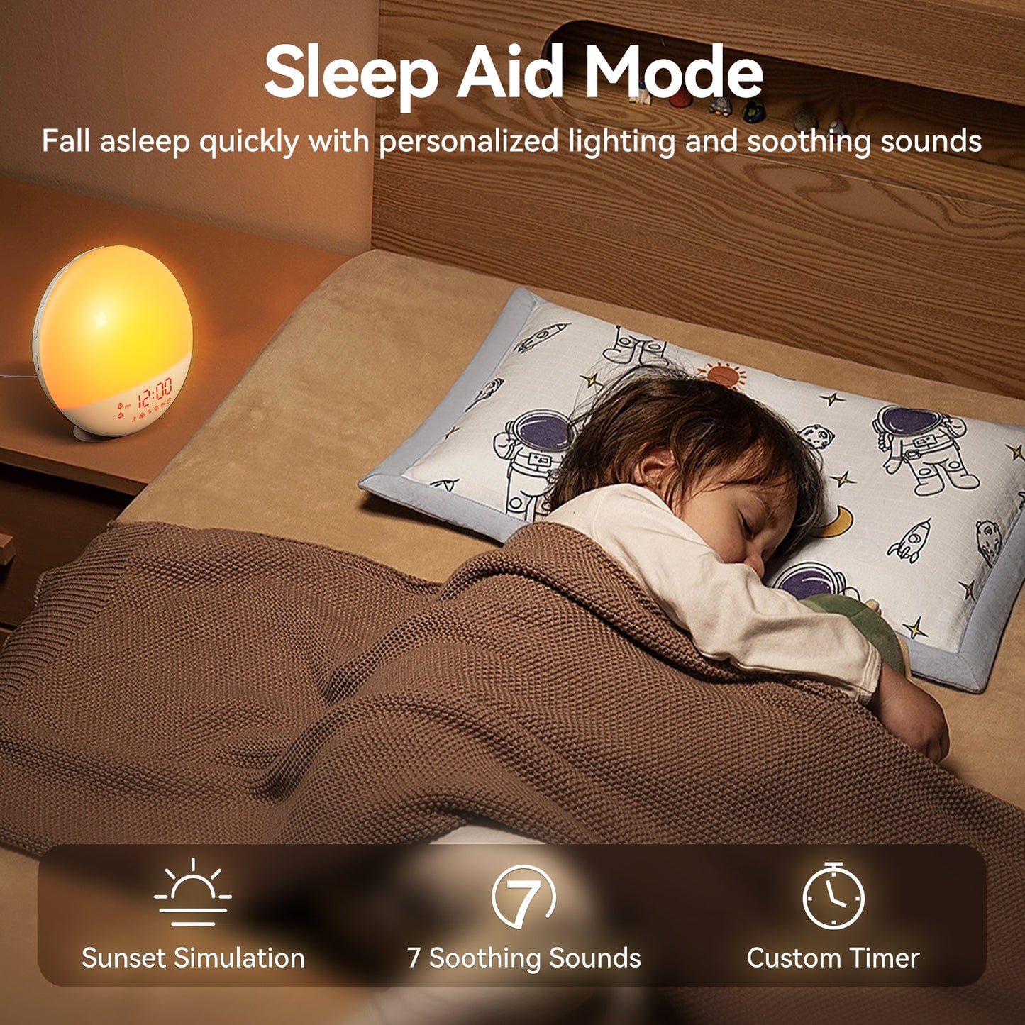Ricial Sunrise & Sleep Therapy Clock - Rical丨Red Light Therapy Device