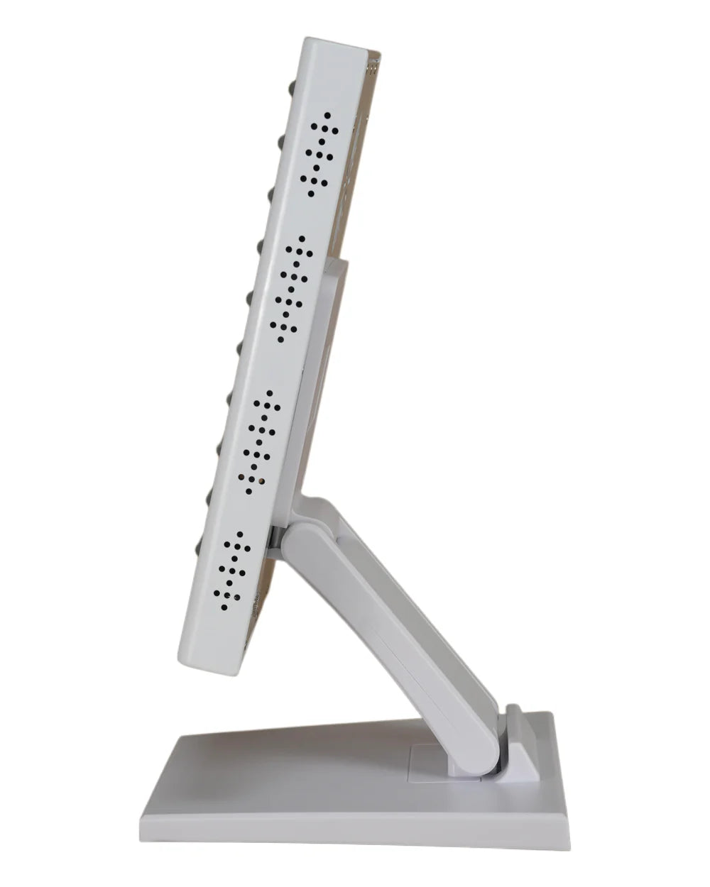 400W side view with adjustable desktop stand with desktop stand